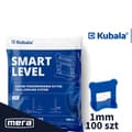 Pikkukuva 6 / 6: Kubala SMART LEVEL 1mm klipsit laattojen tasoittamiseen 100kpl 1892