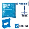 Miniatyrbild 2 av 5: Kubala SMART LEVEL 2mm klämmor för utjämning av plattor 100st 1893
