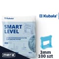 Miniatyrbild 5 av 5: Kubala SMART LEVEL 3mm klämmor för utjämning av plattor 100st 1894