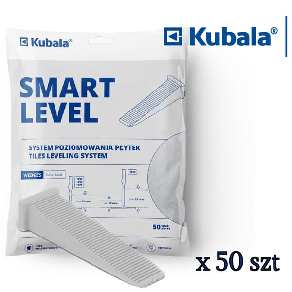 SMART LEVEL kiler til fliseudjævningssystem, 50 stk Kubala 1895
