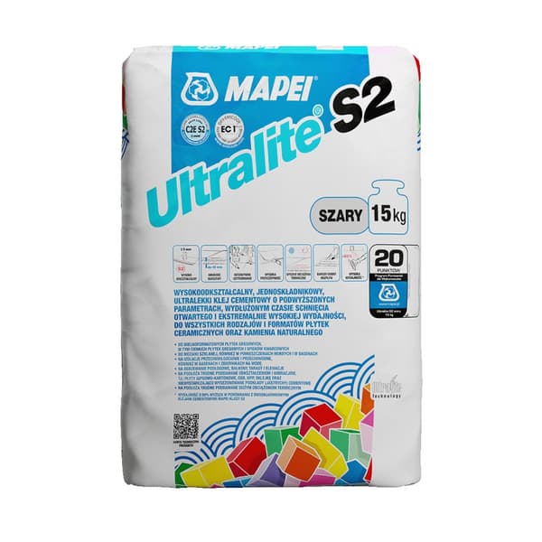 MAPEI Ultralite S2 15kg FLEX grå