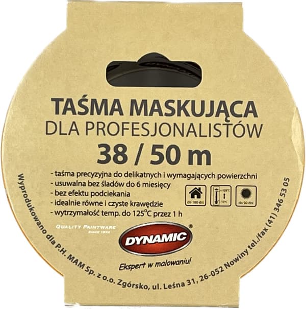 DYNAMIC GOLD Professionel malertape 38mm x 50m