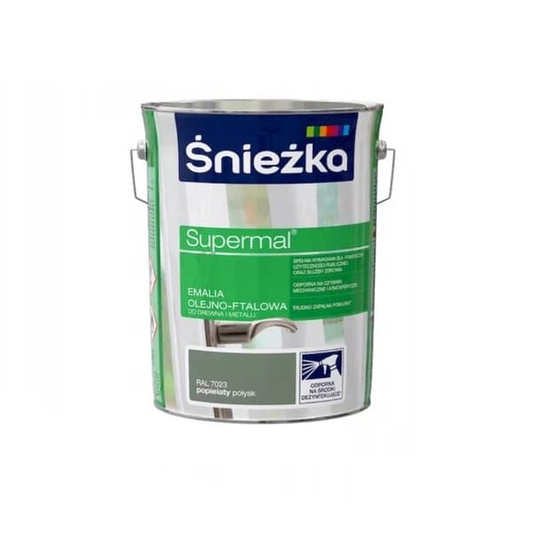 Śnieżka Supermal RAL7047 0,8L LYS ASK