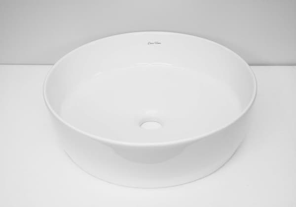 Pöydän pesuallas 40 cm valkoinen kiiltävä pyöreä Baladi DESSI HOME