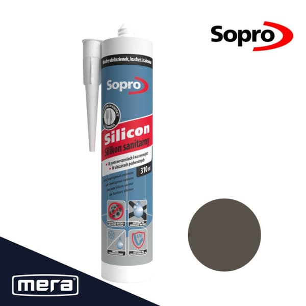 Sopro sanitetssilikon ebenholts (62) 310 ml