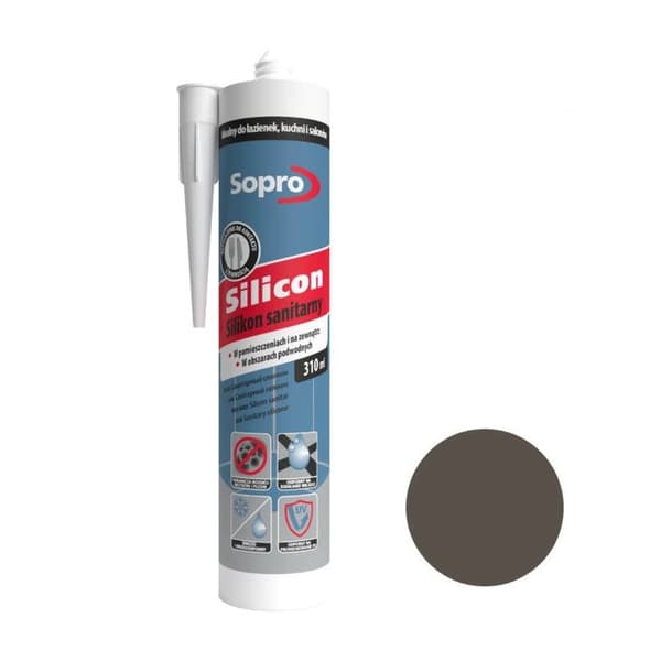 Sopro sanitetssilikon ebenholts (62) 310 ml