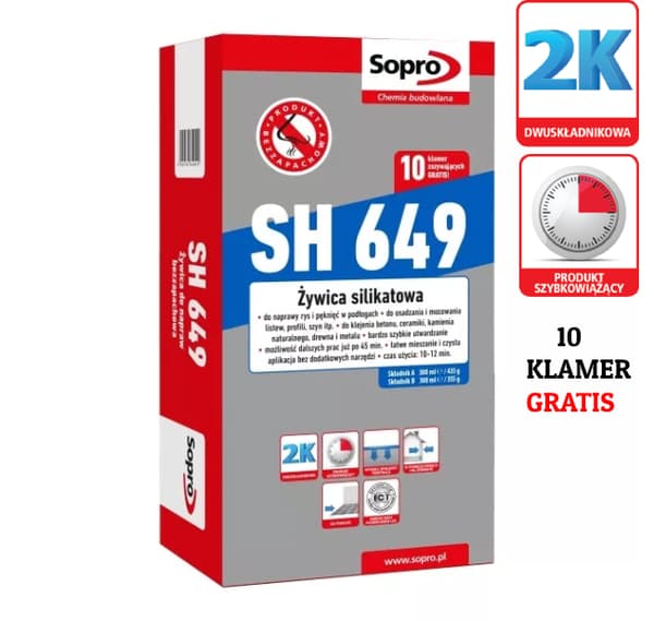 Sopro SH 649 Silikat reparationsharts 600ml