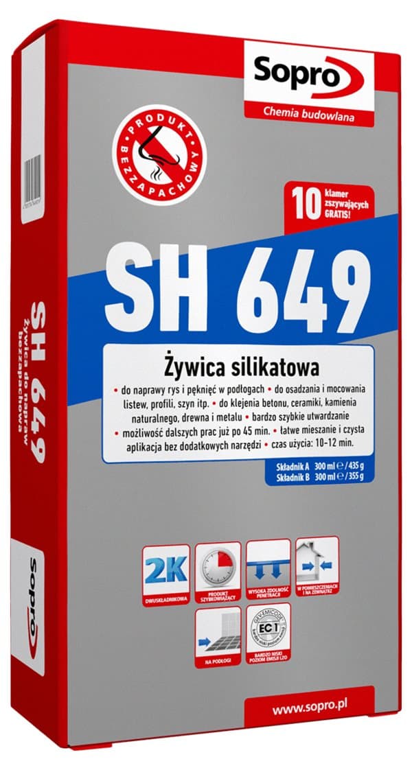 Sopro SH 649 Silikat reparationsharts 600ml