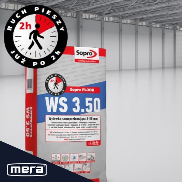 Sopro WS 3.50 - Självnivellerande skrid 3-50 mm 25kg 290