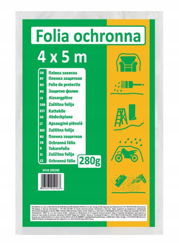 MAALAUSFOLIO keskikokoinen 4x5m