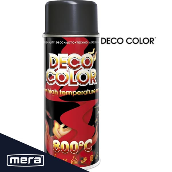 Spray Deco Color HÖG TEMPERATUR Antracit 400ml upp till 300°C