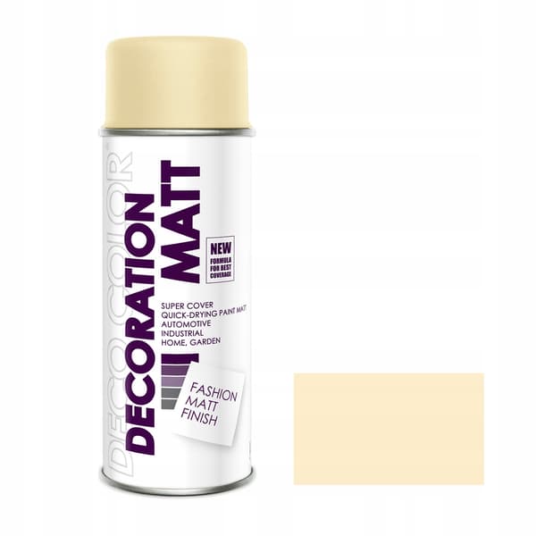 Spray Deco färg Dekoration Matt beige Ral 1015 400ml 191 015