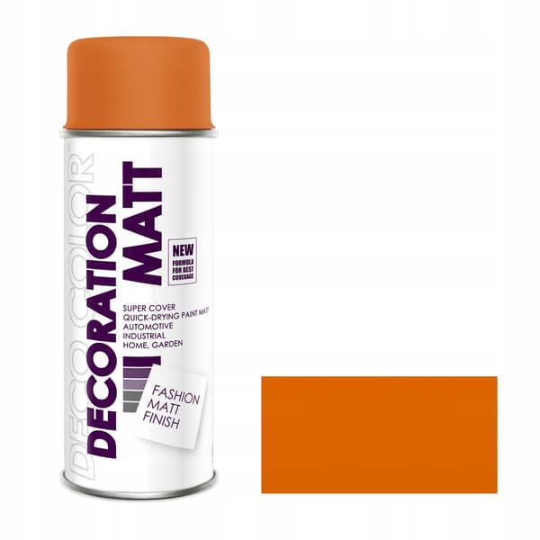 Spray Deco farve Dekoration Mat orange Ral 2004 400ml 192 004
