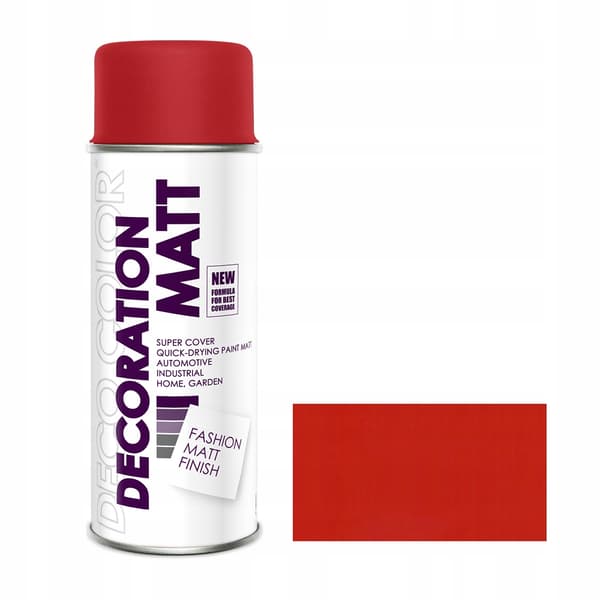 Spray Deco väri Koriste Matta punainen tuli Ral 3000 400ml 193 000