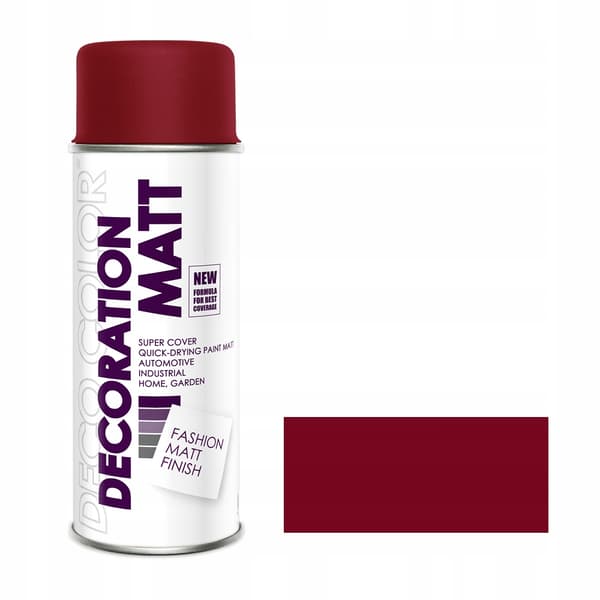 Spray Deco farve Dekoration Mat bordeaux vin Ral 3005 400ml 193 005