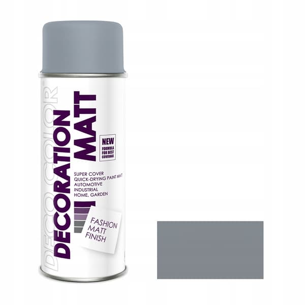 Spray Deco farve Dekoration Mat grå Ral 7001 400ml 197 001