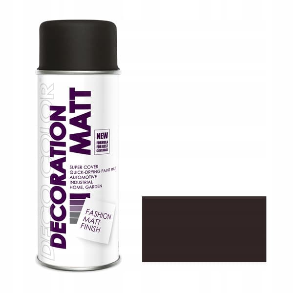 Spray Deco farve Dekoration Mat brun Ral 8019 400ml 198 019