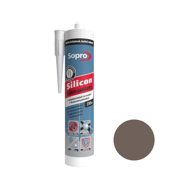 Sopro sanitetssilikon mörkgrå (70) 310 ml