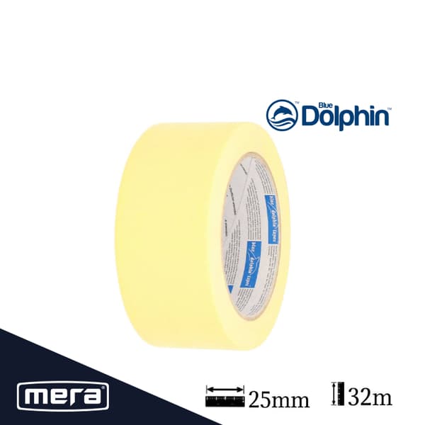 Blue Dolphin 25mm x 32m Papir Maskeringstape
