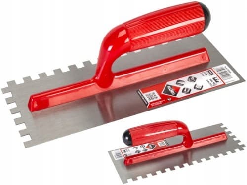 RUBI Spartel 28cm med kærv 10mm x 10mm 25906