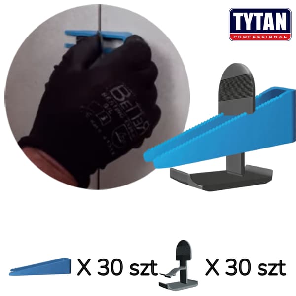 GK tavlepositioneringssystem Positioner 30 stk + Kile 30 stk