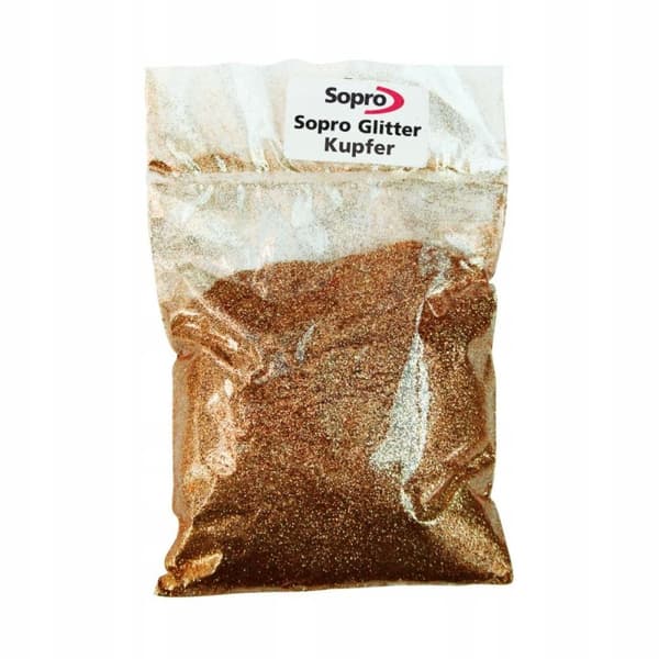 Sopro dekorativ glitter til samlinger DF kobber 100 G