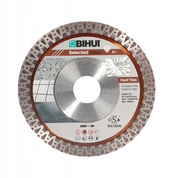 BIHUI diamantskive til universal stentøj B-MASTER 1,2 mm / 115 mm DCDA115