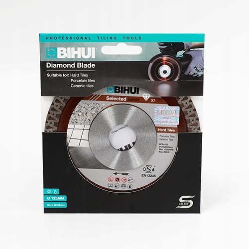 BIHUI diamantskive til universal stentøj B-MASTER 1,2 mm / 125 mm DCDA125