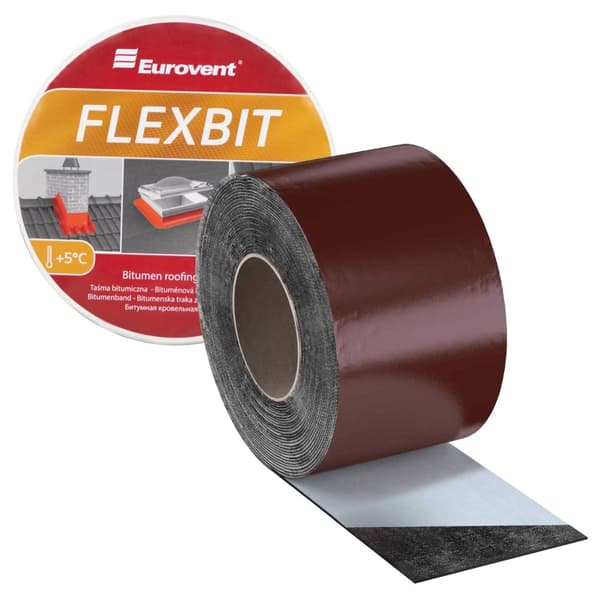 FLEXBIT bituminös tejp 100mm x 10m RAL 8017