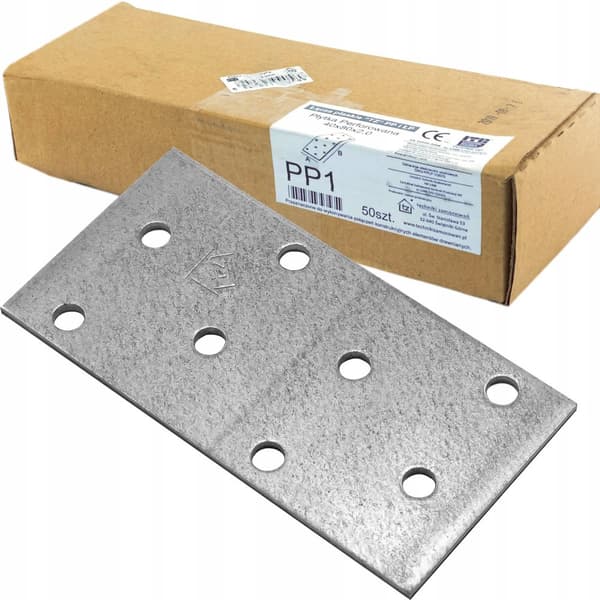 Perforeret plade PP01 40x80x2,0 (1)