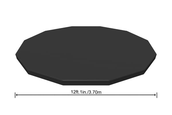 Pooloverdækning med ramme - størrelse 366 cm #58037