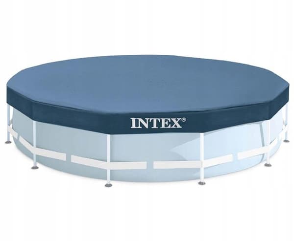 Intex Pooloverdækning med ramme 305 cm #28030