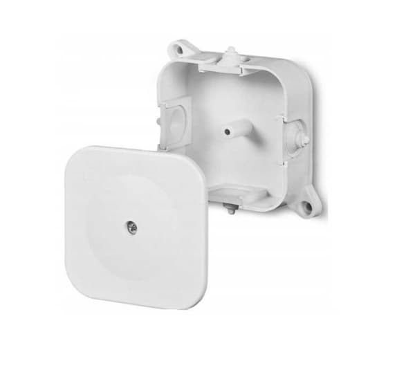 Overflademonteret hermetisk boks 72x72x28 IP44 A.0016
