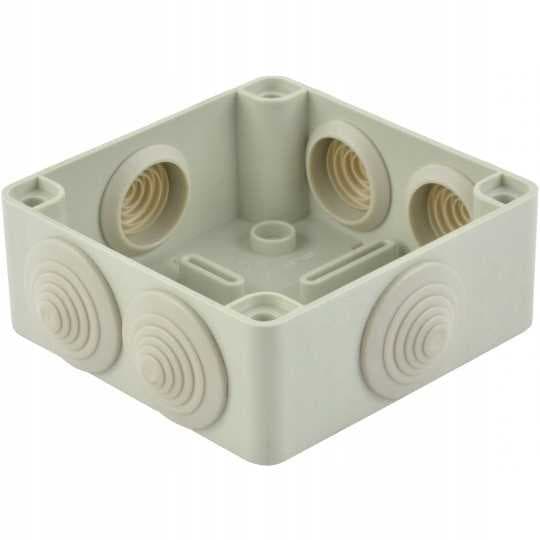 Overflademonteret hermetisk boks 100x100x50 IP65 S-BOX