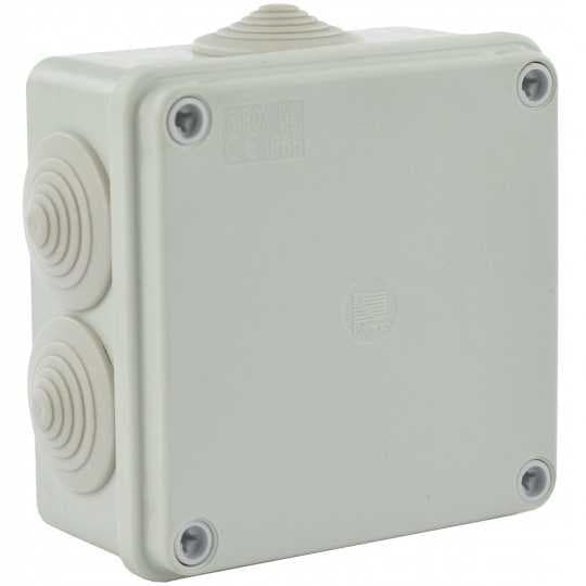 Overflademonteret hermetisk boks 100x100x50 IP65 S-BOX