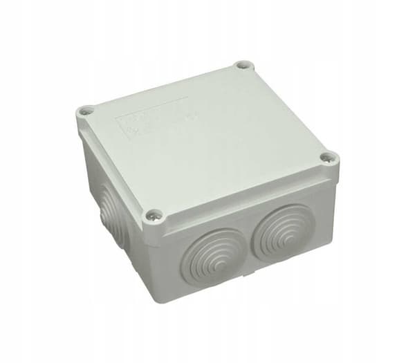Overflademonteret hermetisk boks 100x100x50 IP65 S-BOX