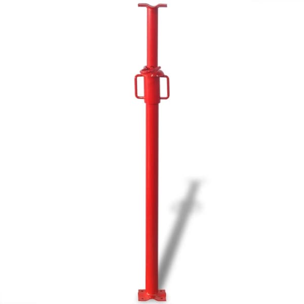 Teleskopstötta 180 cm röd