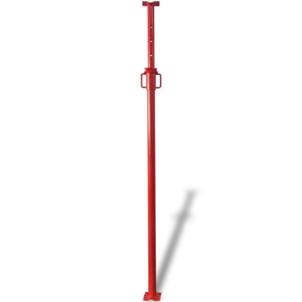 Teleskopstötta 280 cm röd