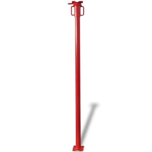 Teleskopstötta 280 cm röd