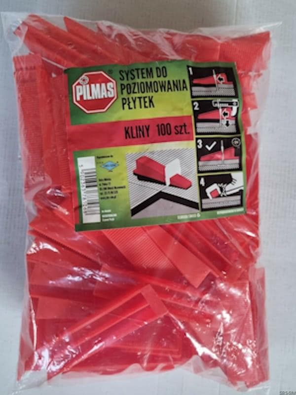 Pilmas kiler til nivelleringssystem 100 stk.