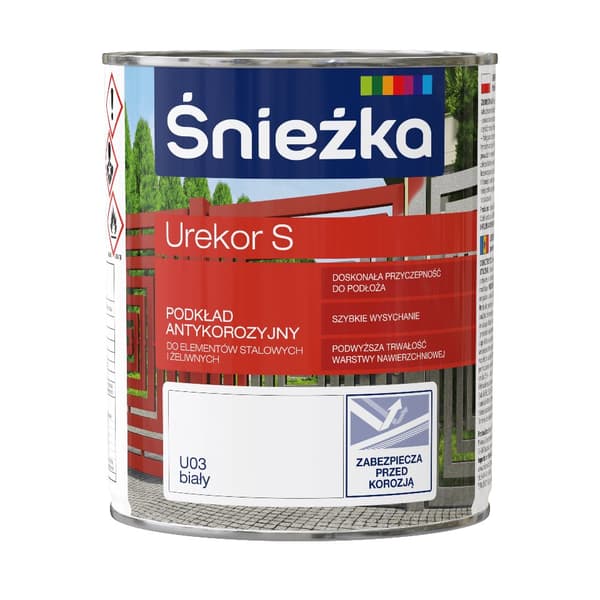 Śnieżka Korrosionsskyddande grundfärg Urekor S vit 0,8L
