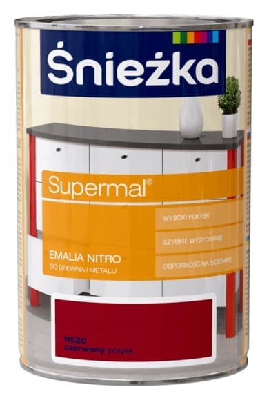Snövit Supermal Nitro 0,8L RÖD