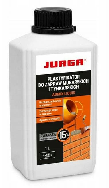 JURGA ADMIX NESTEMÄINEN PEHMITTE MUURAUS- JA RAPPALAASTIILLE 1L