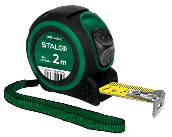 STALCO Rullende målebånd 2m x 16mm S010124202