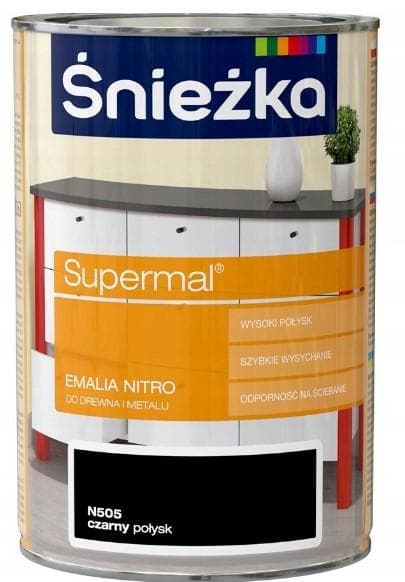 Snövit Supermal Nitro 0,8L SVART