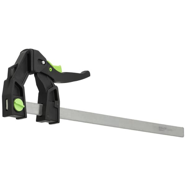 STALCO Hurtigspænderklemme, skralde, 150 kg, 100x400 mm PERFECT S-76564