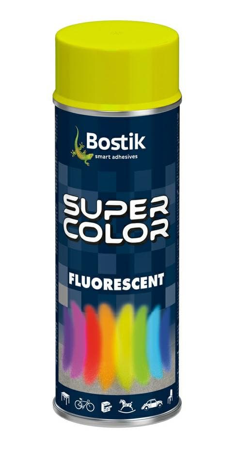 FLUORESCENTERANDE SPRAYLACK GUL 400 ML BOSTIK