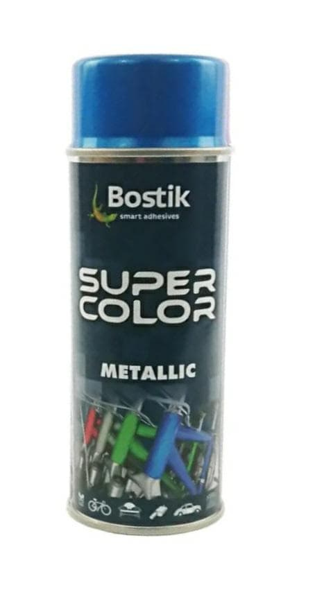 Bostik Metallic Akryllack Blå 400 ml