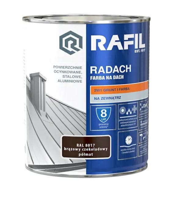 RAFIL Radach kattomaali suklaanruskea 0,75L