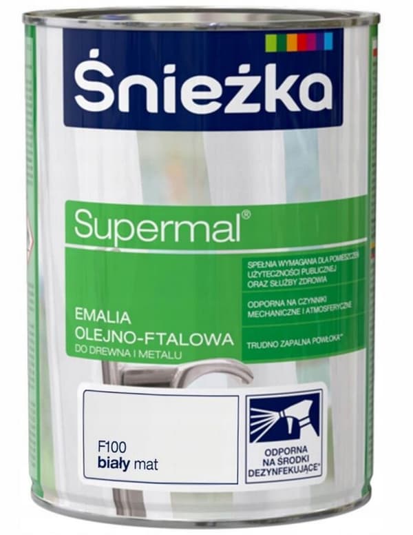 ŚNIEŻKA Supermal valkoinen matta 0,8l